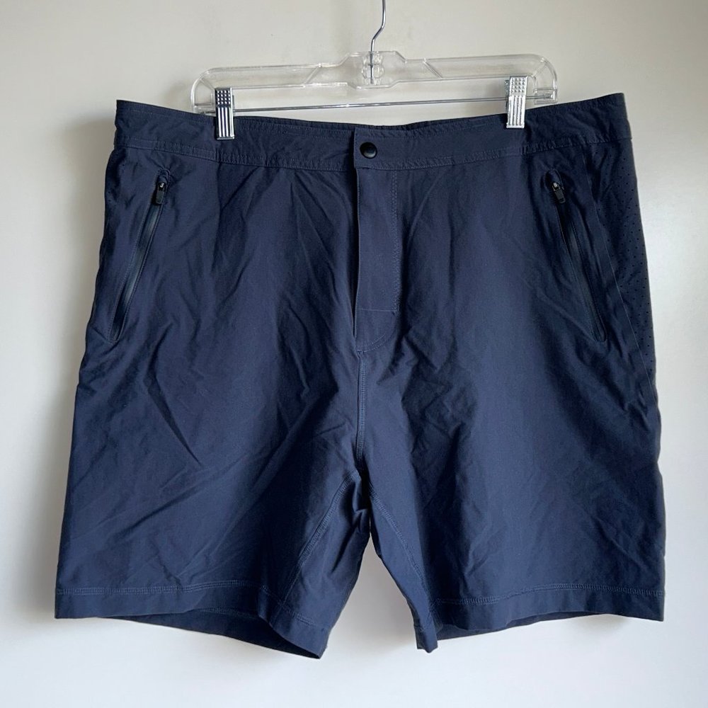 Mack Weldon Nylon Stretch Water Repellent Breathable Navy Shorts Men's Size XXL